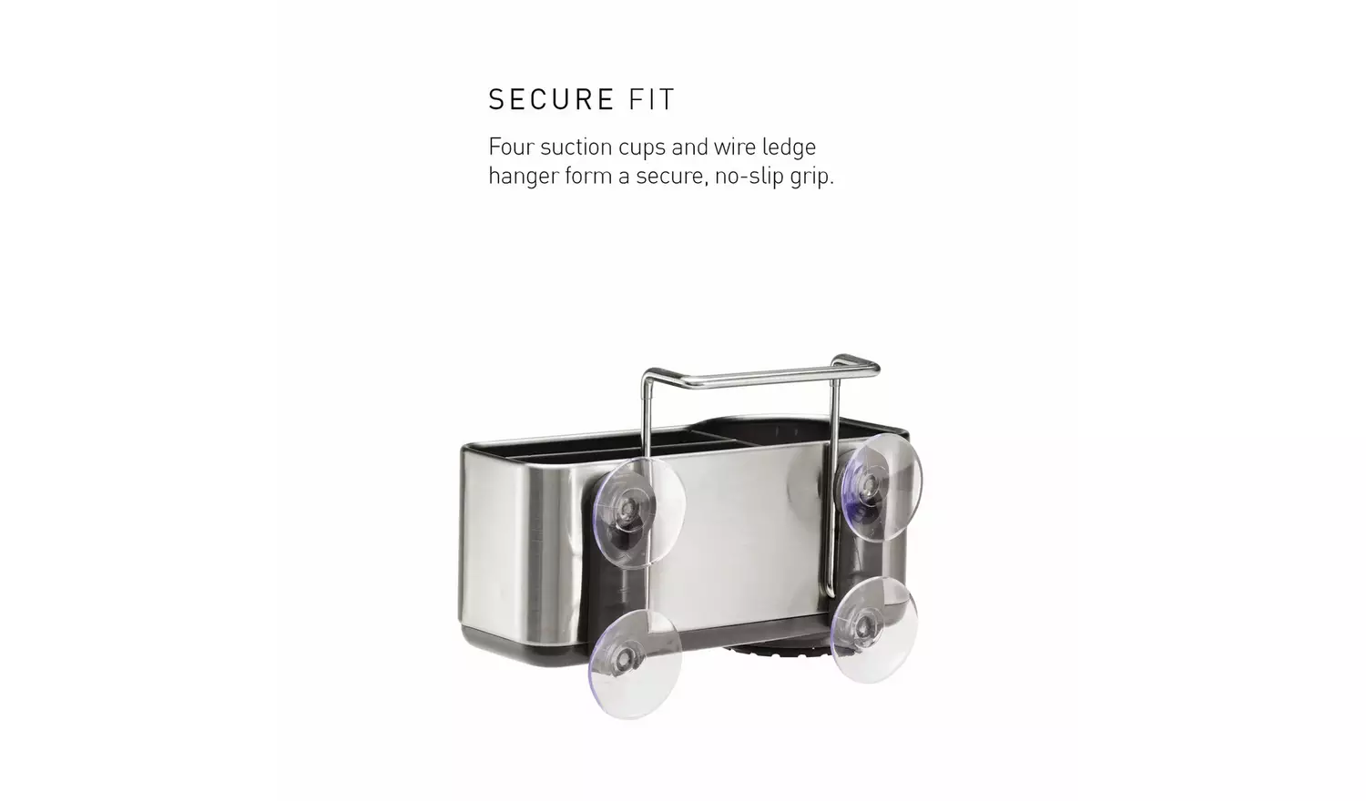 Simplehuman Sink Caddy - Brushed Steel