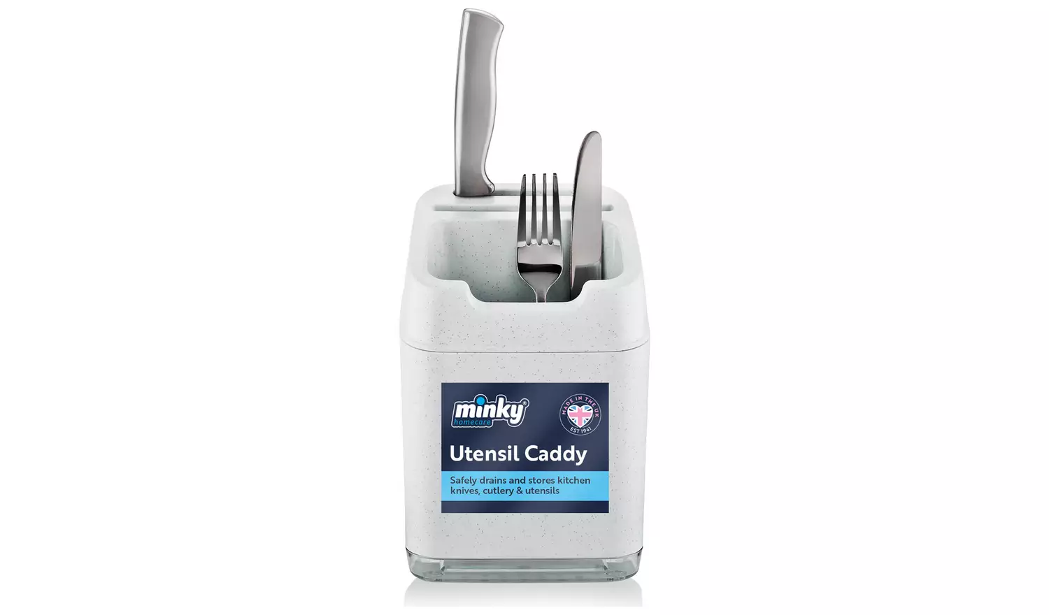 Minky Utensil Caddy - White