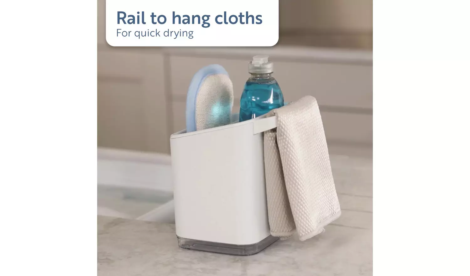 Minky Sink Tidy - White