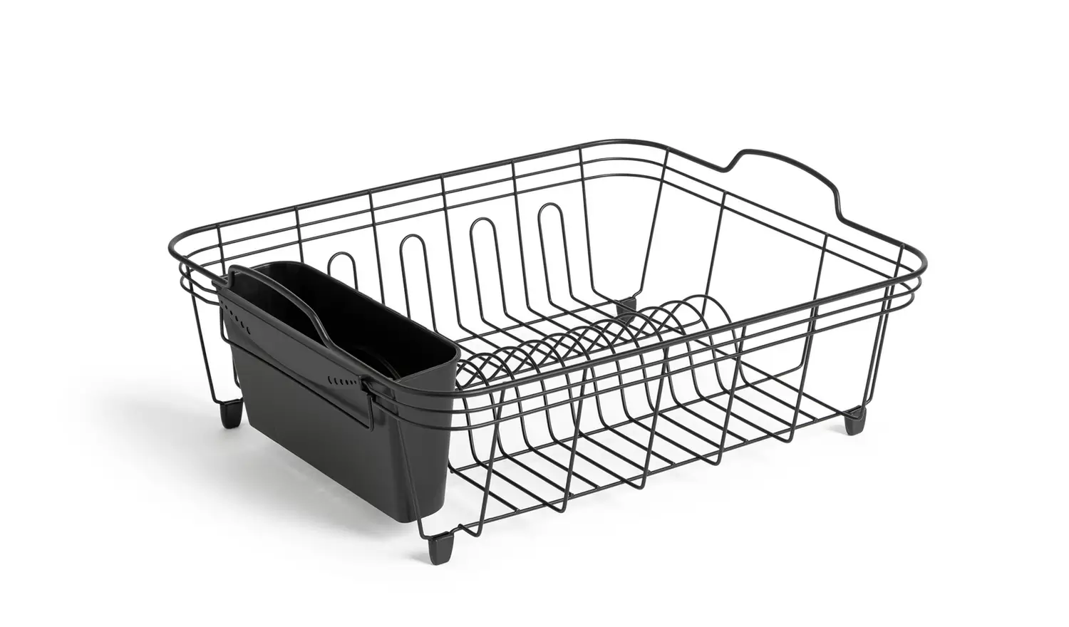 Habitat Large Wire Dish Drainer - Black