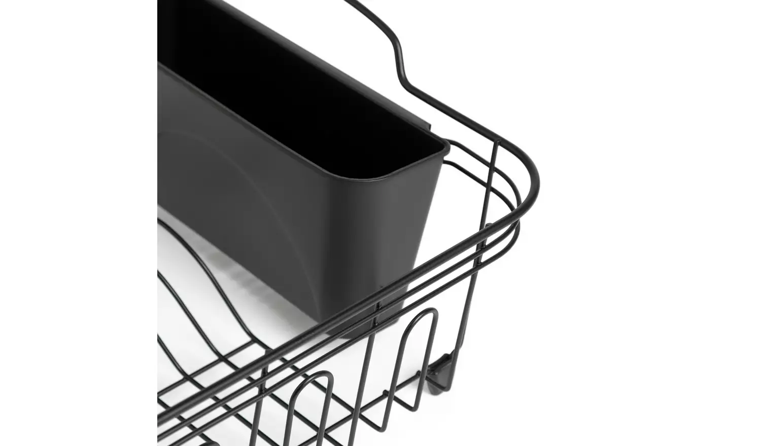 Habitat Large Wire Dish Drainer - Black