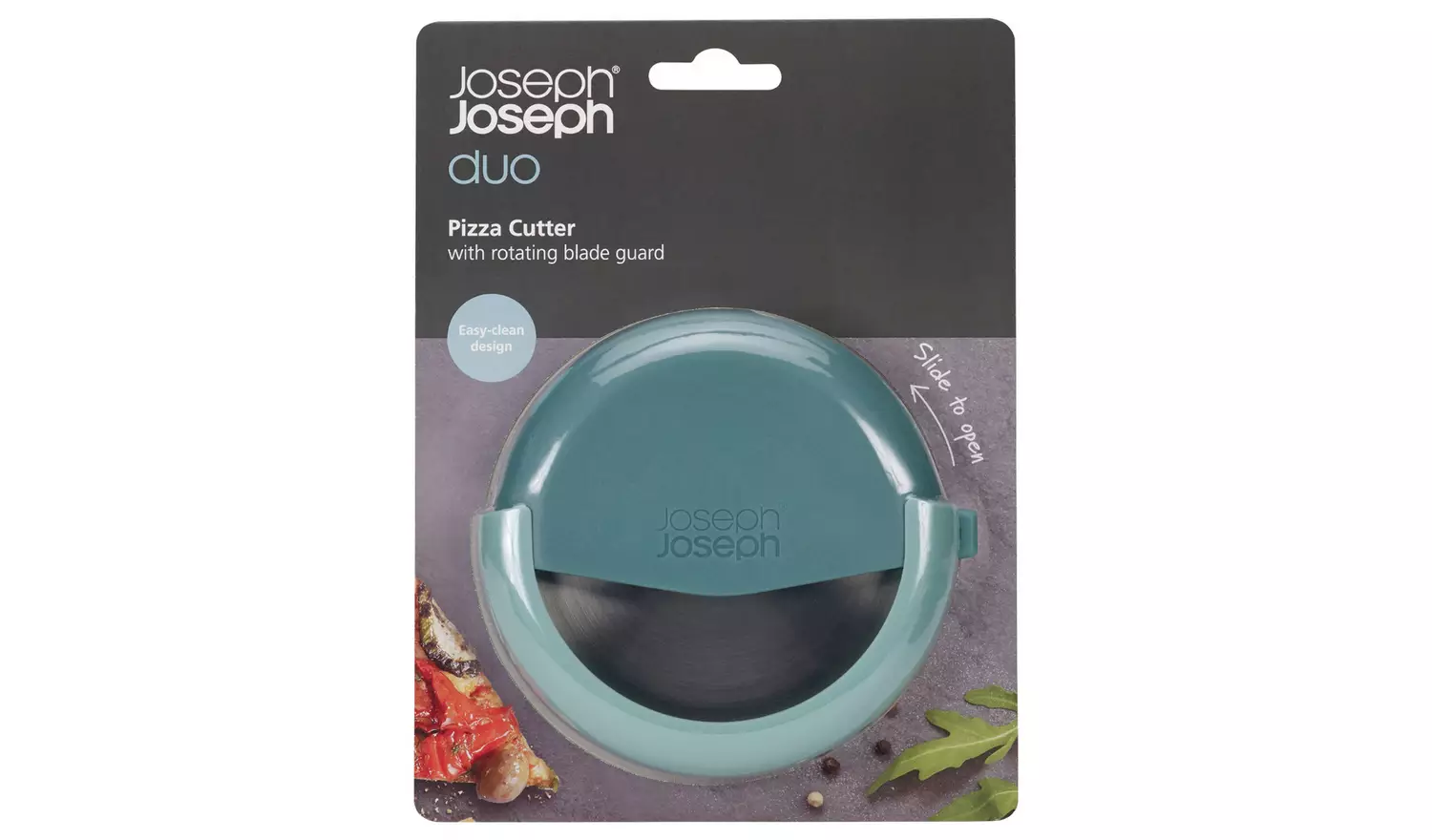 Joseph Joseph Duo Pizza Cutter - Dark Opal