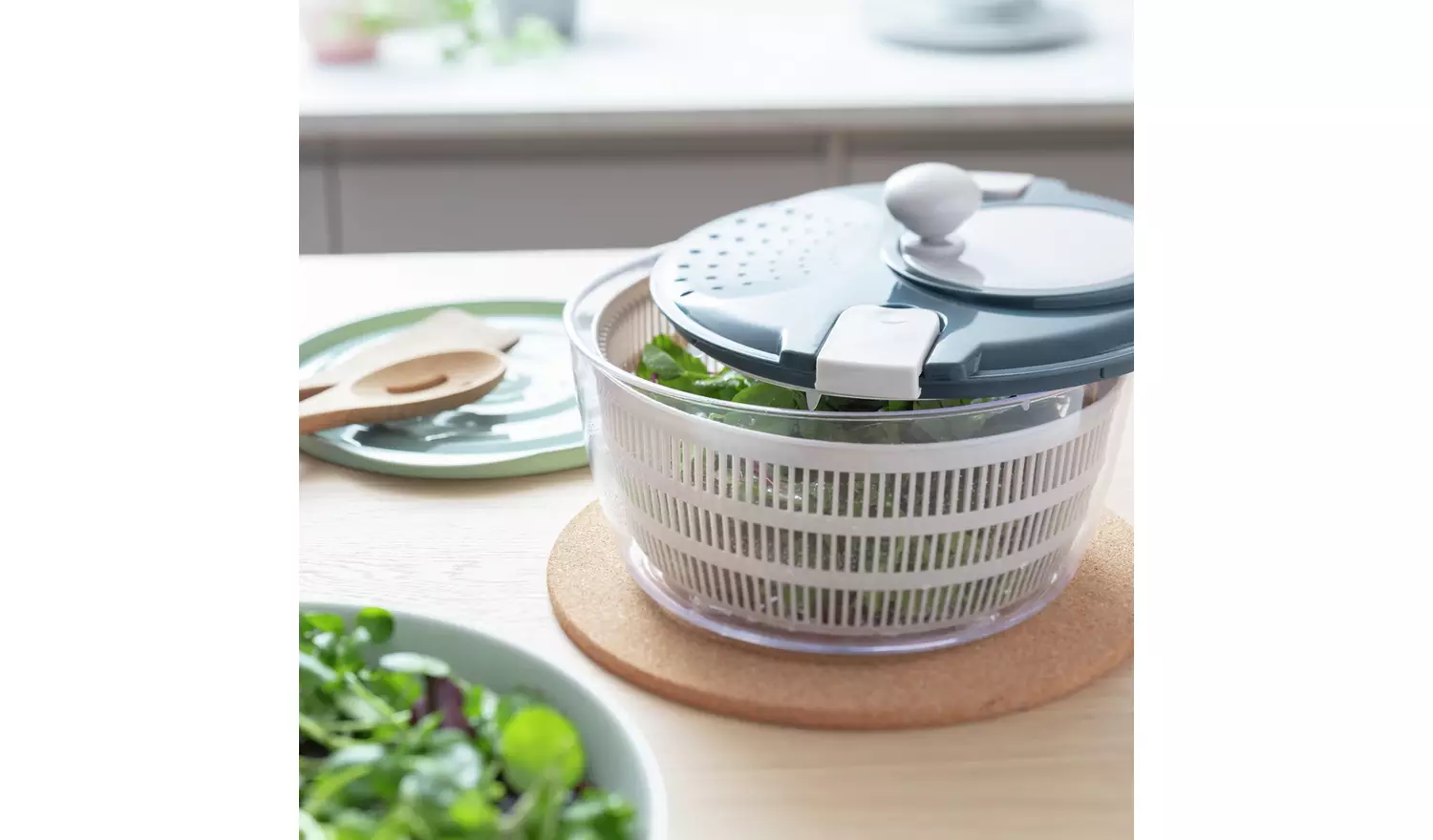 Habitat Healthy Eating Salad Spinner - Blue