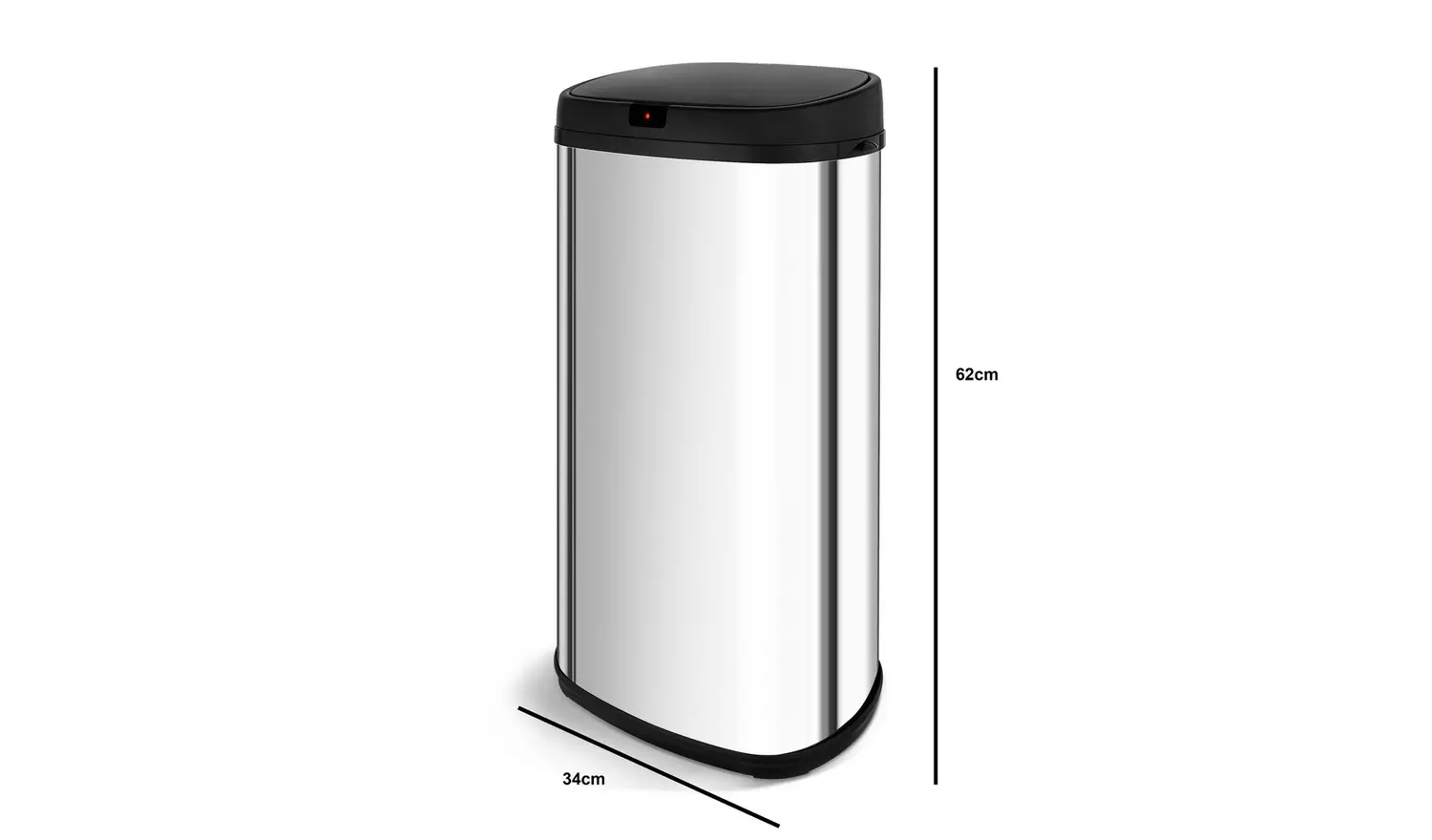 Tower 42 Litre Sensor Bin - Stainless Steel