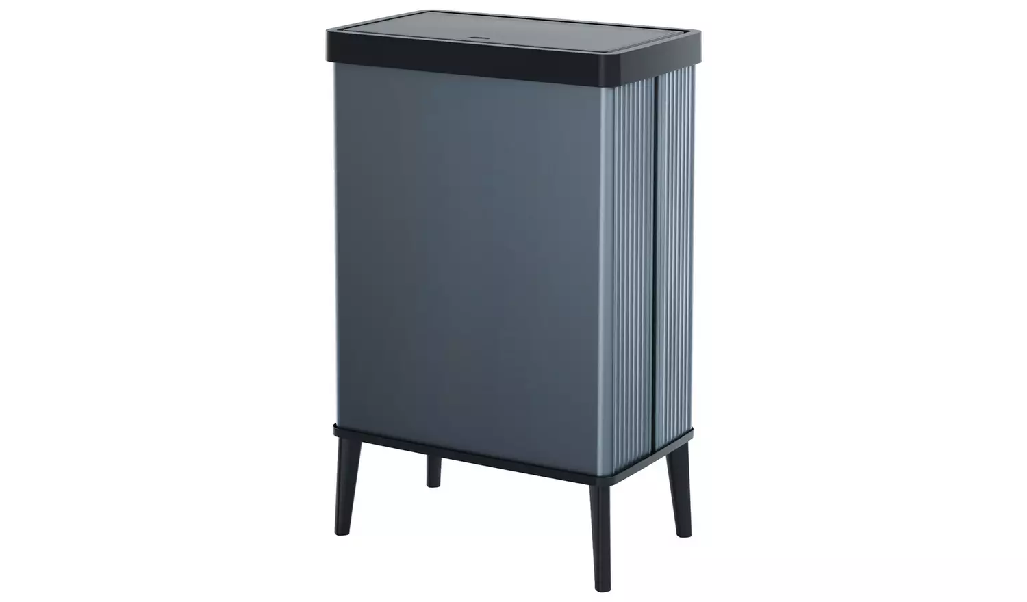 Curver Verto 54 Litre Touch Top Kitchen Bin – Blue