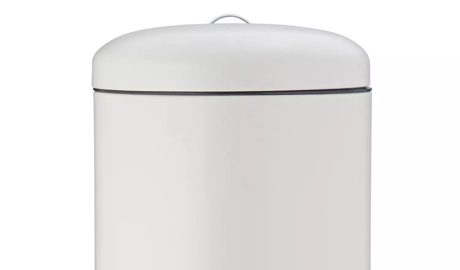 Habitat 30 Litre Round Kitchen Pedal Bin - Matt Cream