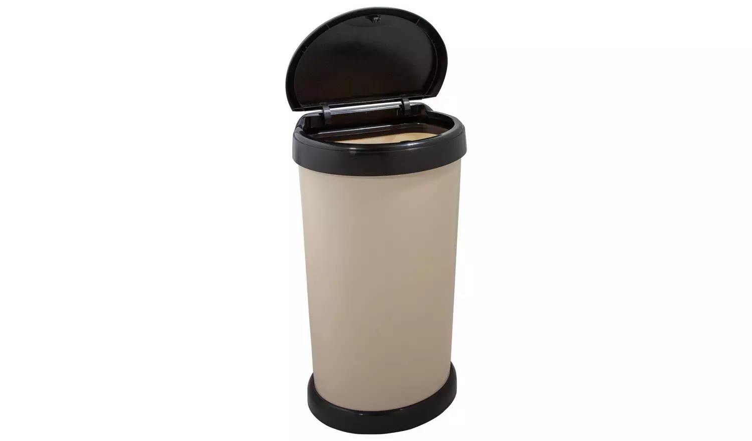 Moda 42 Litre Touch Top Bin - Ivory