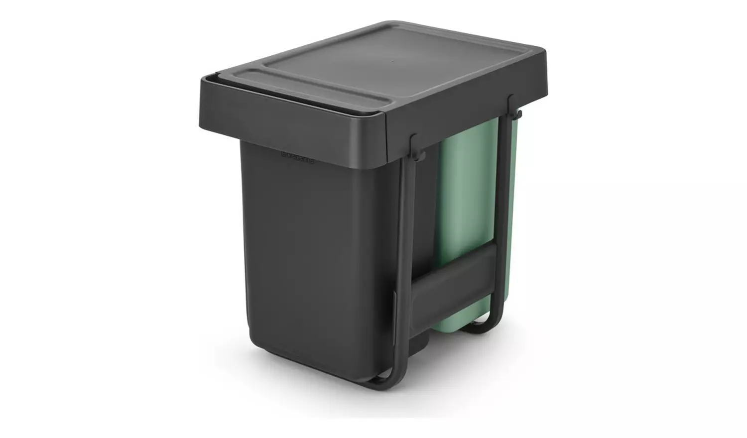 Brabantia Sort & Go 2x15 Litre Built-in Bin - Dark Grey