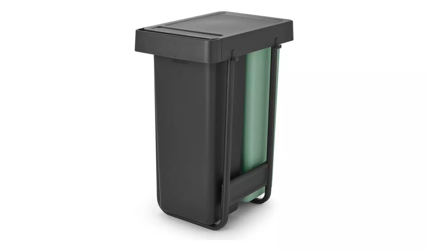 Brabantia Sort & Go 2x30 Litre Built-in Bin - Dark Grey