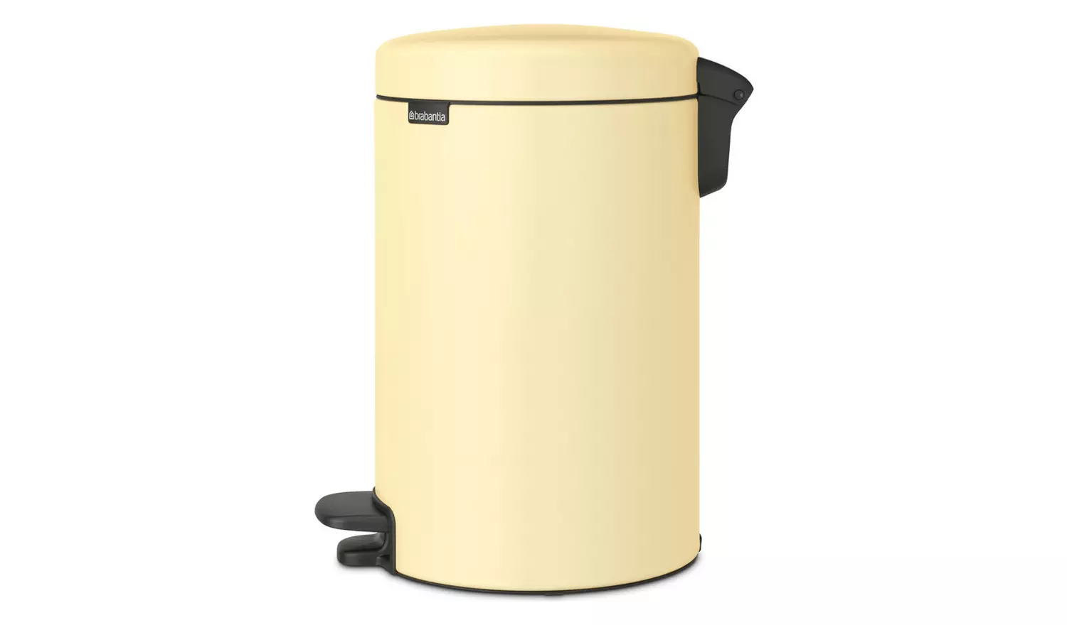 Brabantia 12 Litre New Icon Pedal Bin - Mellow Yellow