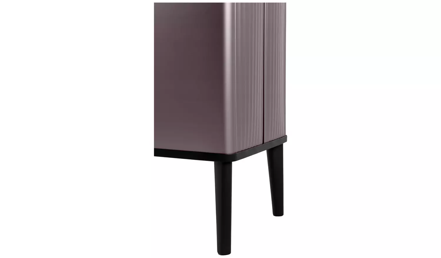 Curver Verto 54 Litre Touch Top High Kitchen Bin-Pearl Rose