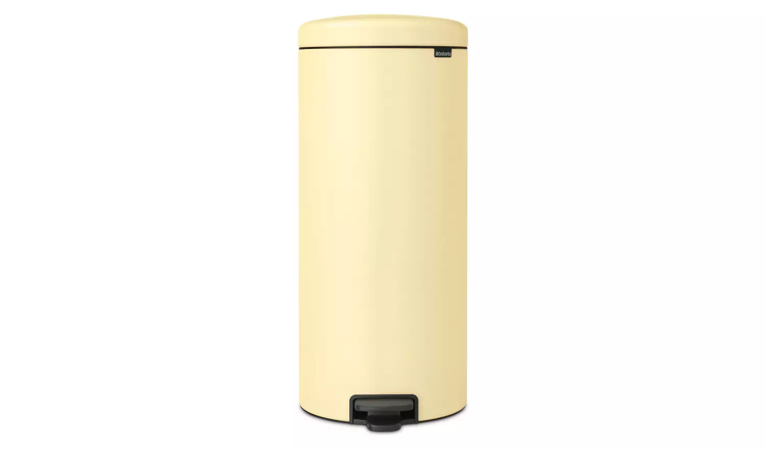 Brabantia 30 Litre New Icon Pedal Bin - Mellow Yellow
