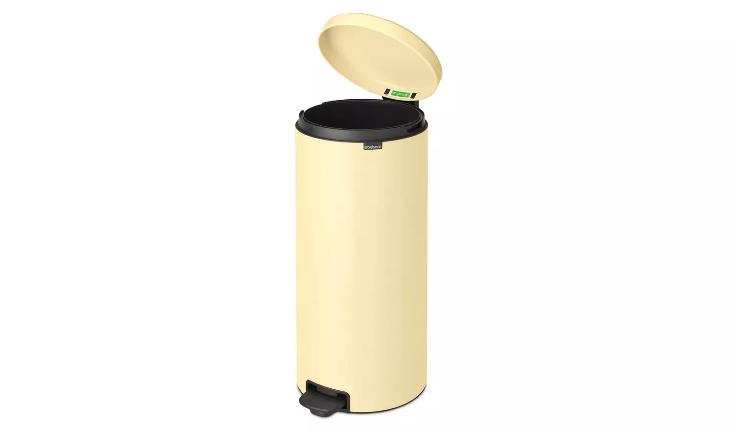 Brabantia 30 Litre New Icon Pedal Bin - Mellow Yellow