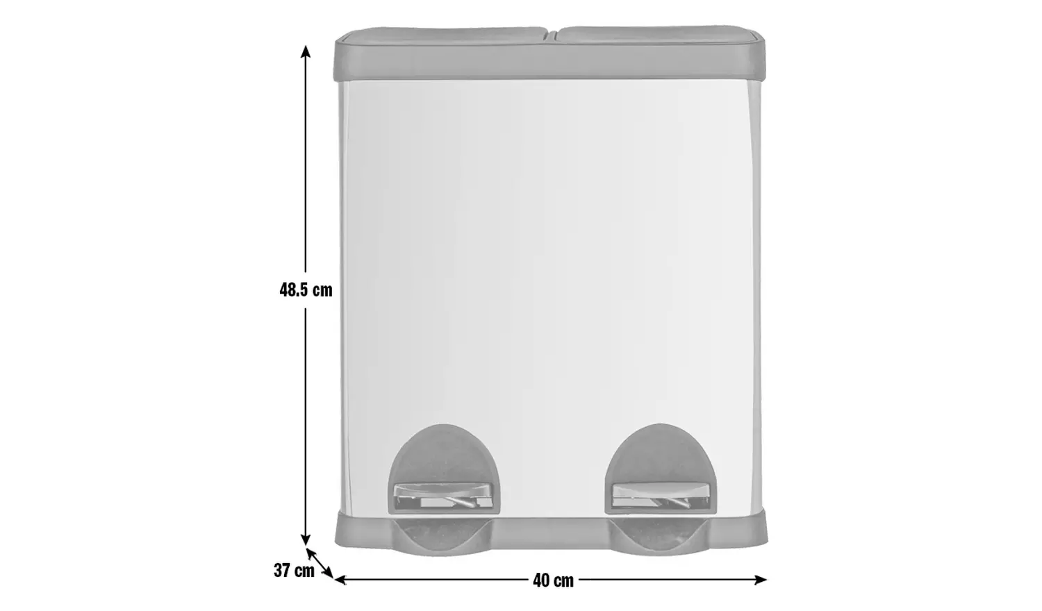 Habitat 30 Litre Twin Compartment Recycling Bin