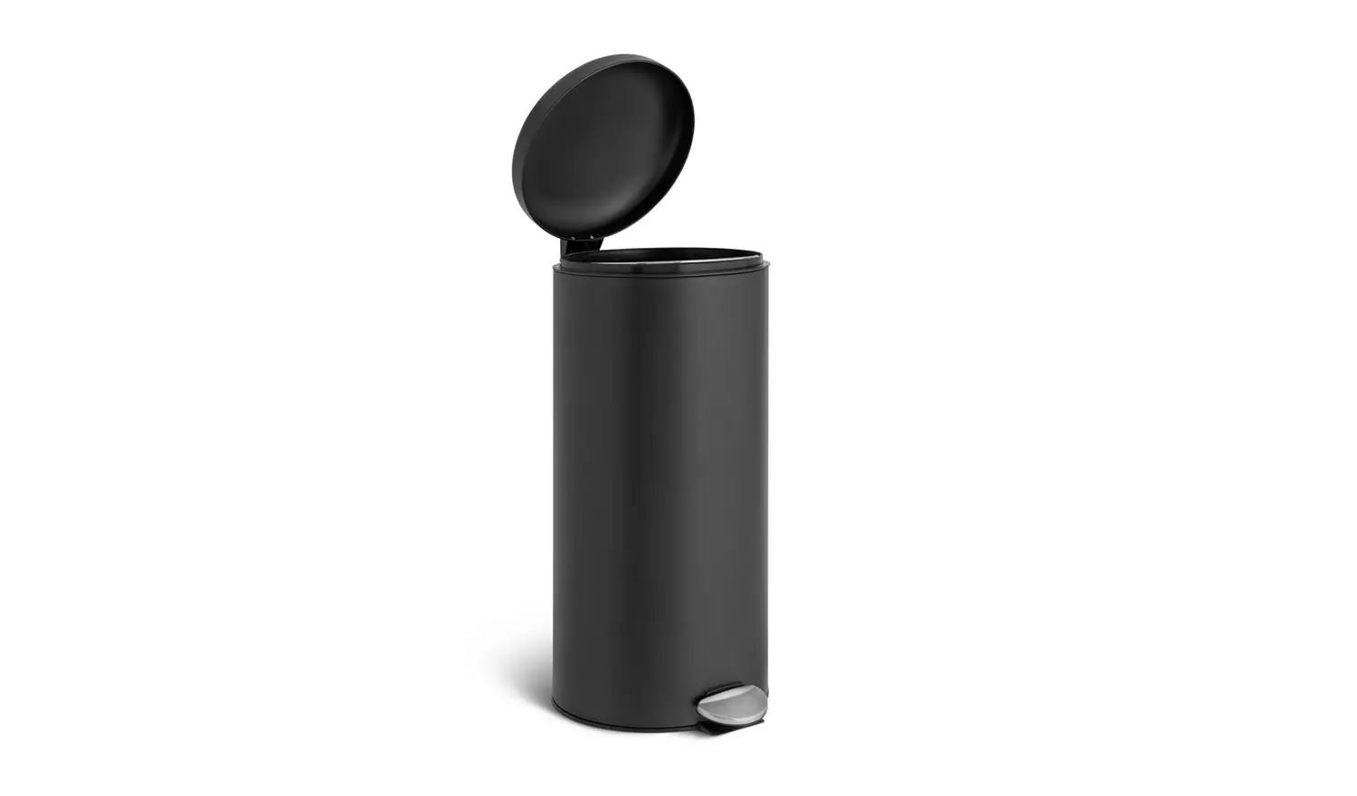 Habitat 30 Litre Domed Pedal bin - Black
