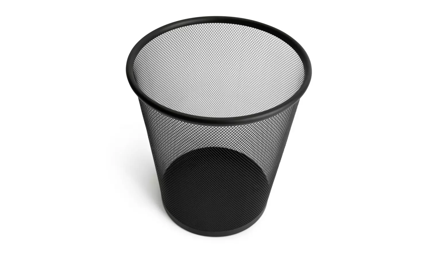 Habitat 12 Litre Waste Paper Bin - Black