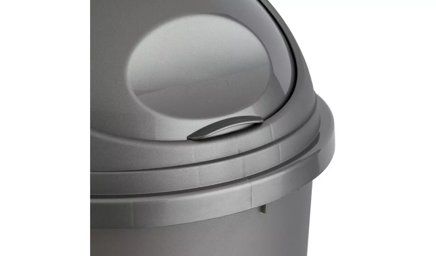 Argos Home 25 Litre Bullet Bin - Silver
