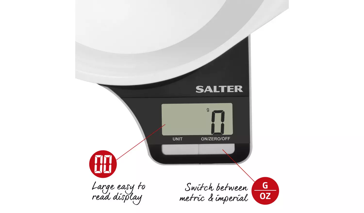 Salter Measuring Scale - White