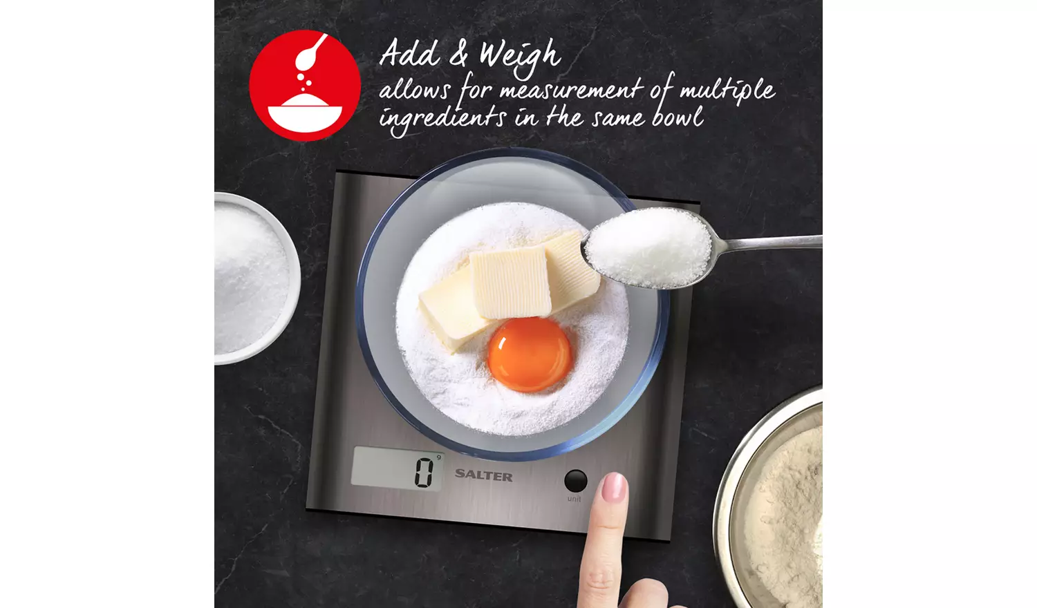 Salter Stainless Steel Pro Electronic Scales