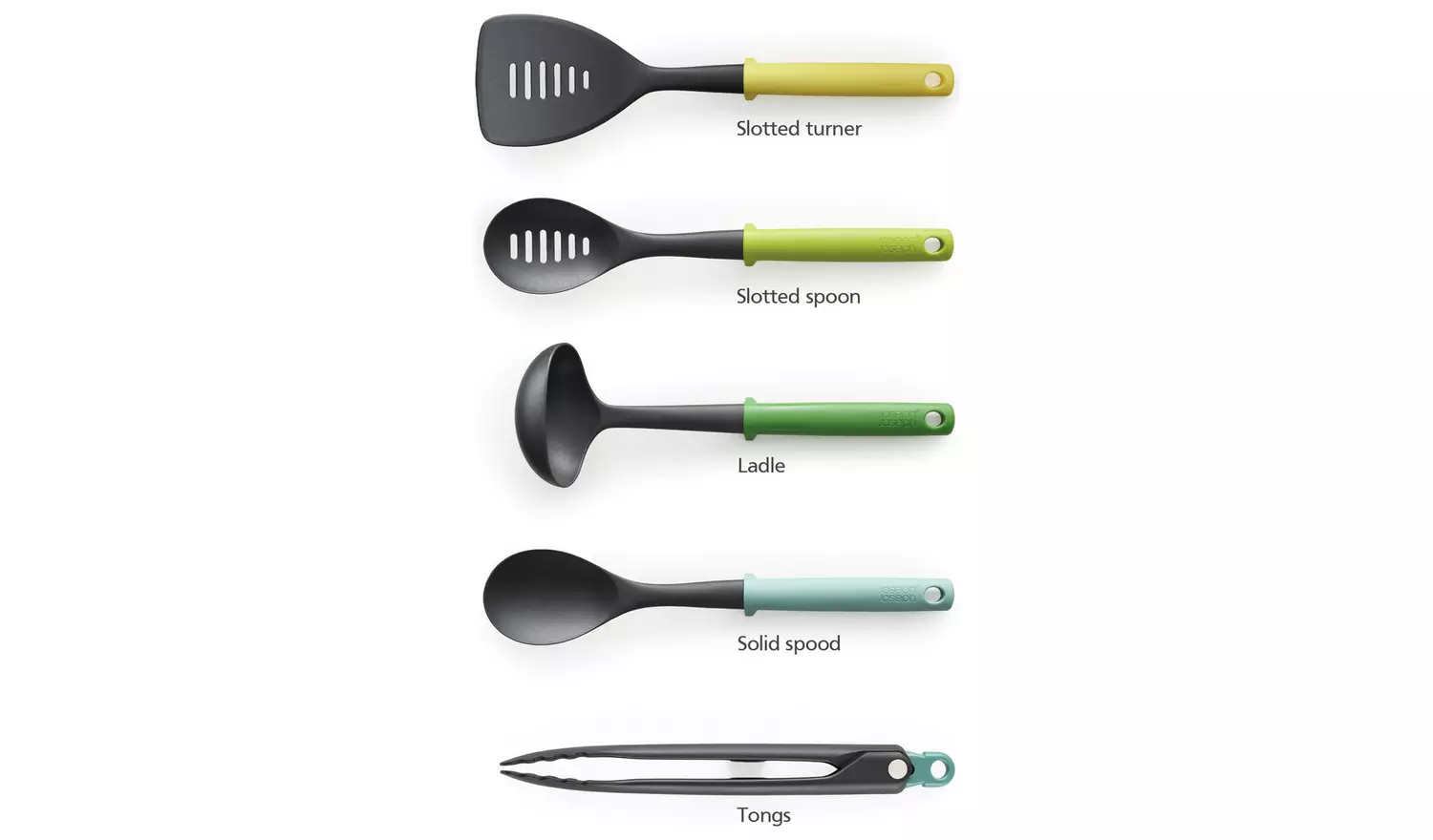 Joseph Joseph 5 Piece Cooking Utensil Set With Stand