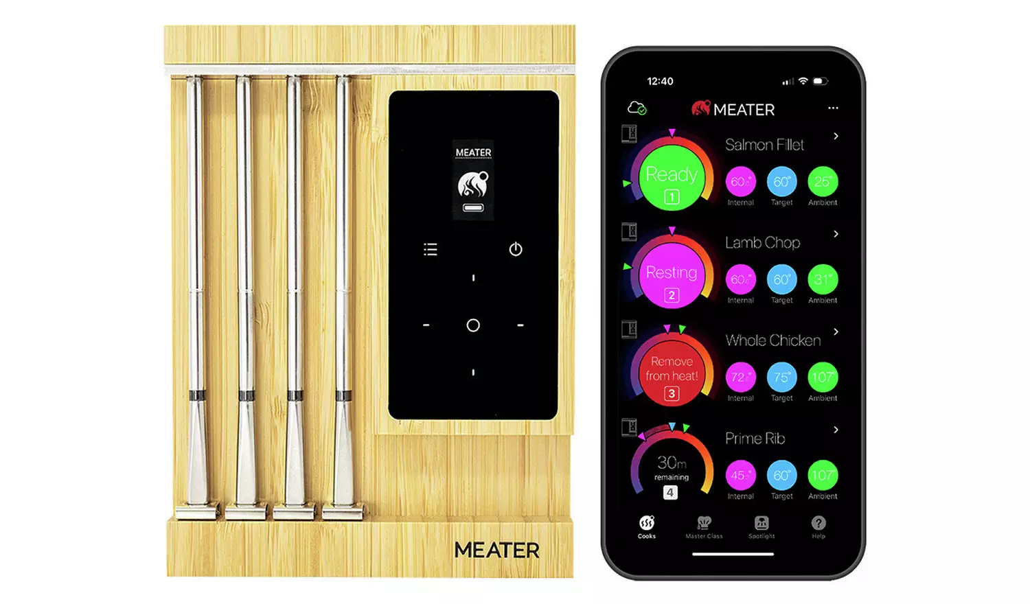 Meater Pro XL Wi-Fi Wireless Meat Thermometer Hub