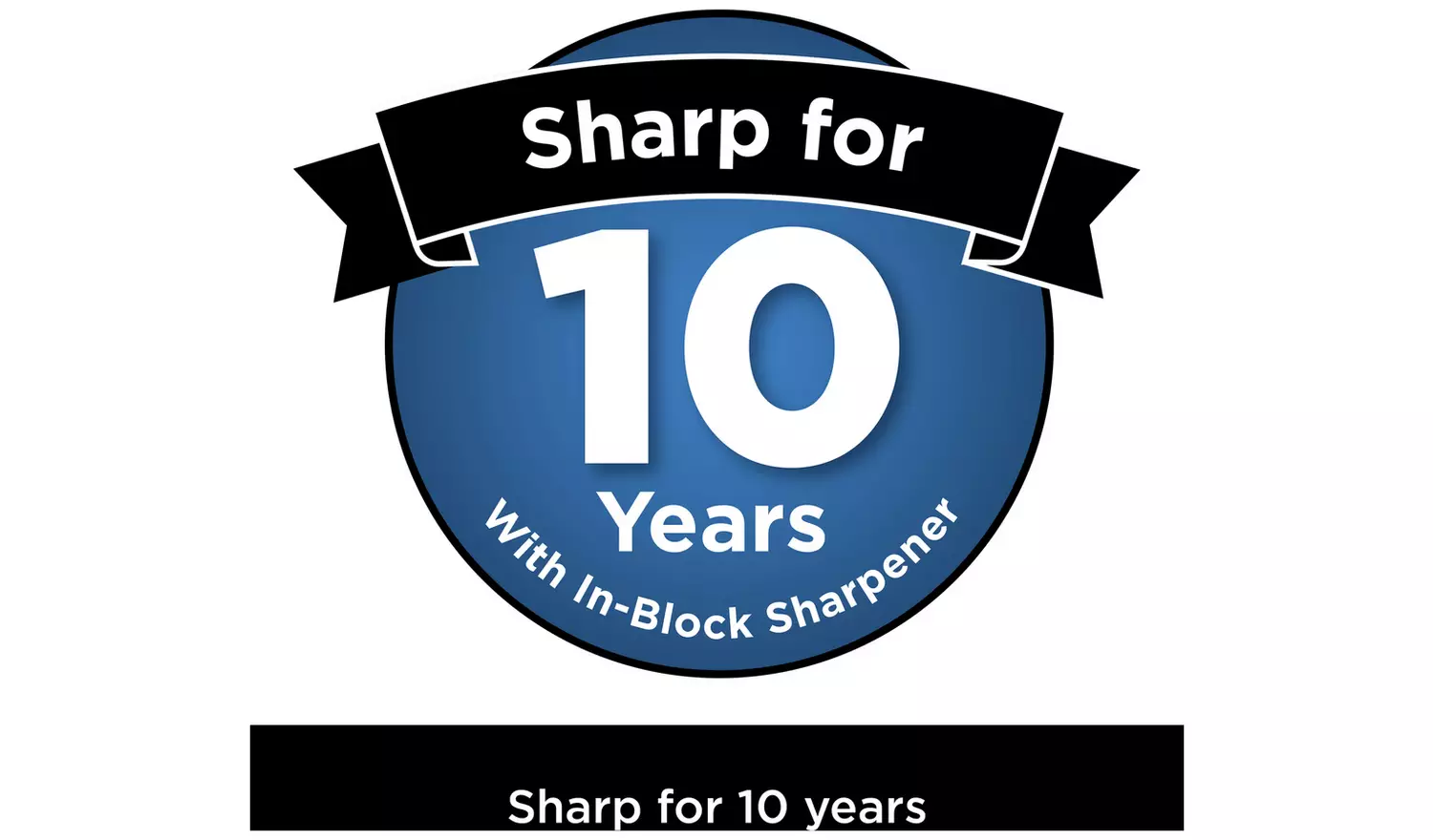 Ninja Stay Sharp 5 Piece Knife With Knife Block - Black