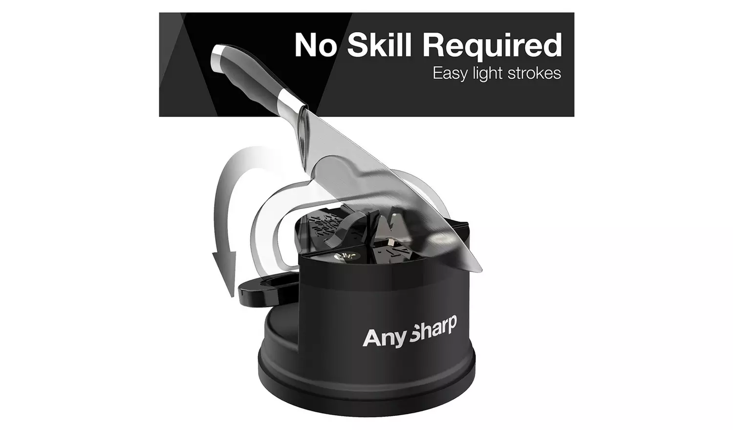 ANYSHARP BLACK KNIFE SHARPENER