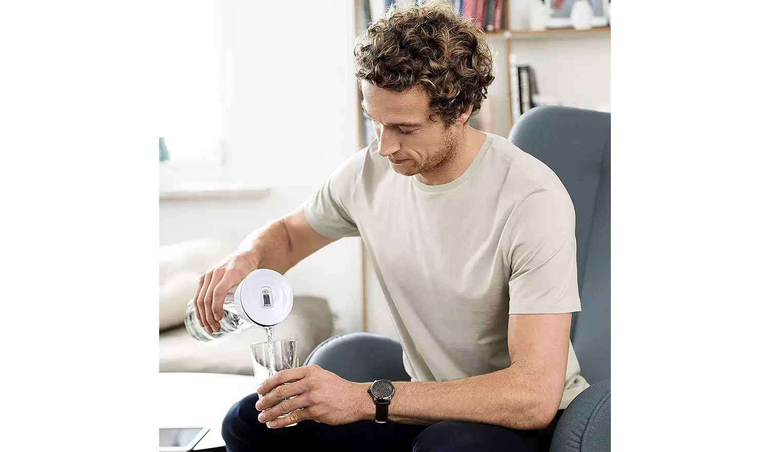 BRITA Water Filter Carafe White 1.3L