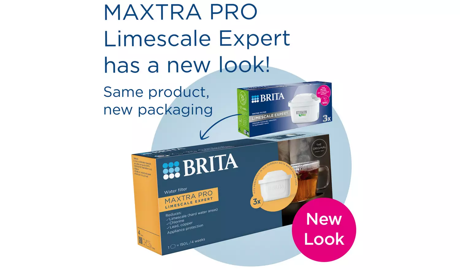 BRITA MAXTRA PRO Limescale Expert Water Filter Cartridge 3Pk