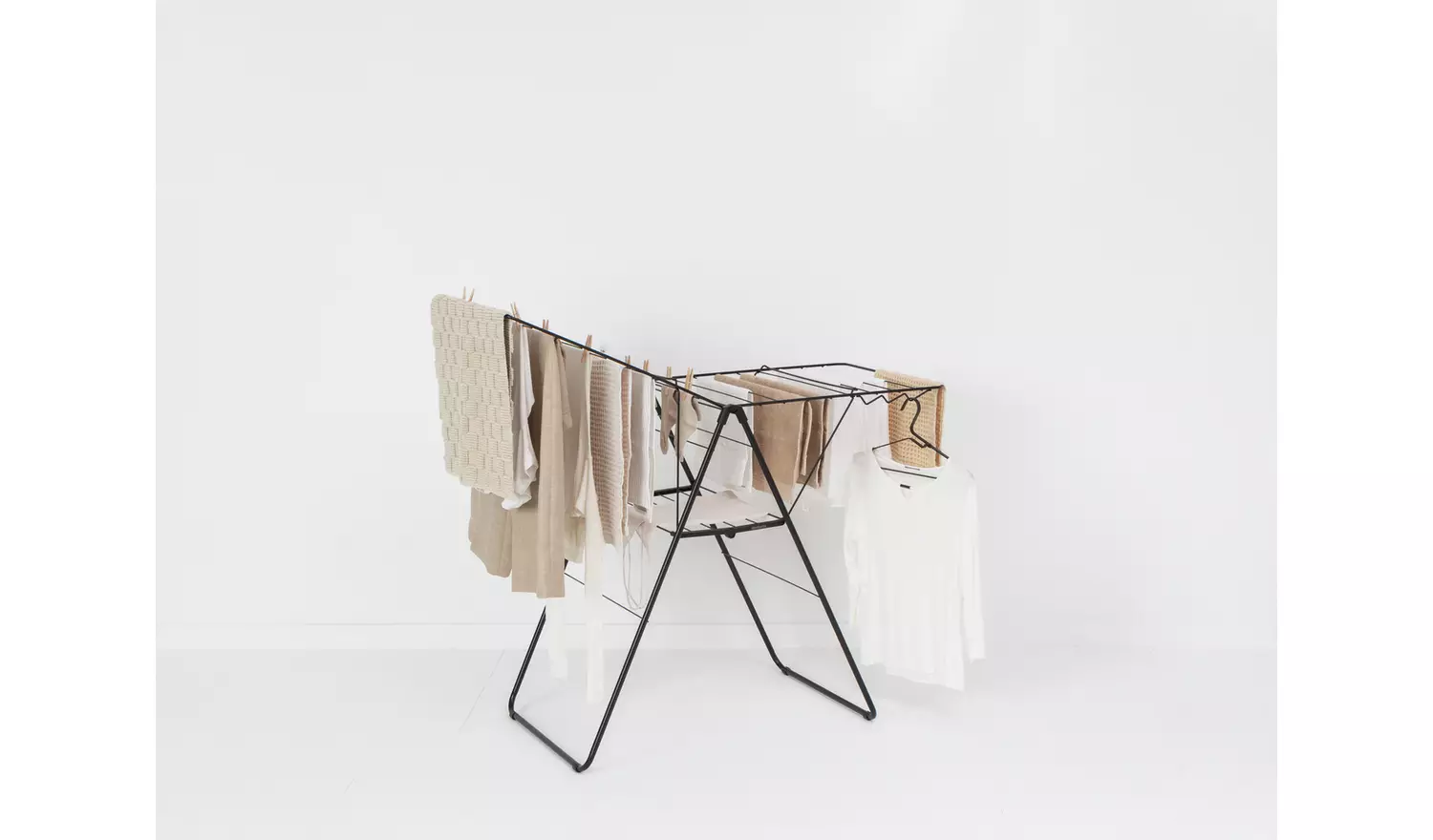 Brabantia 20m Hang On Clothes Airer - Black