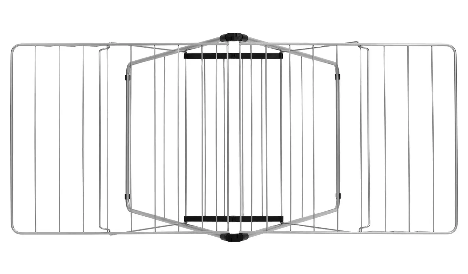 Brabantia 20m Hang On Clothes Airer - Metallic Grey