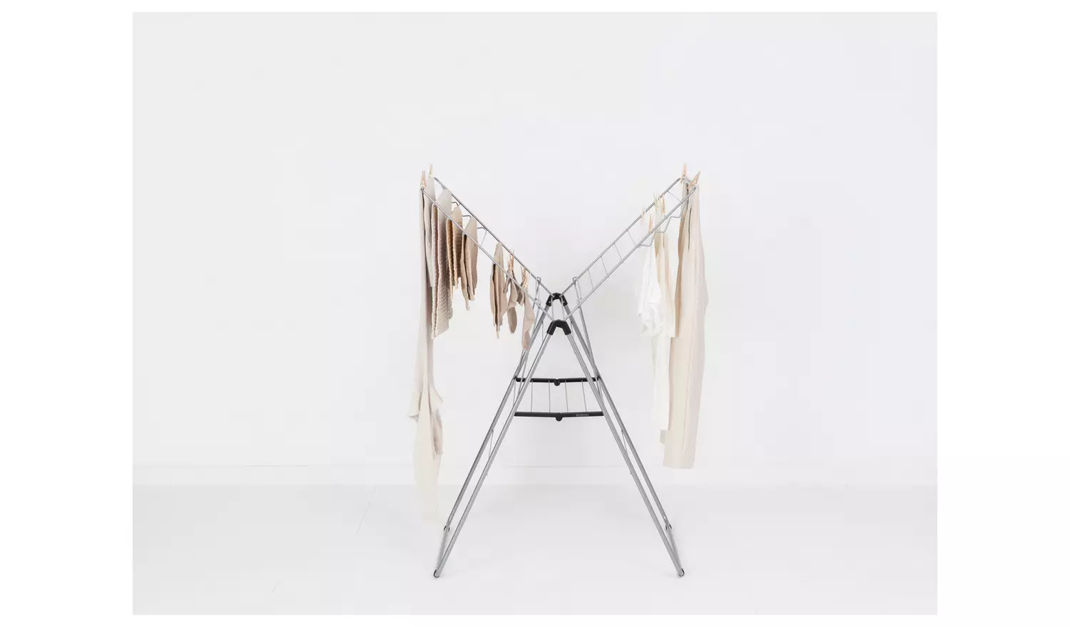 Brabantia 20m Hang On Clothes Airer - Metallic Grey