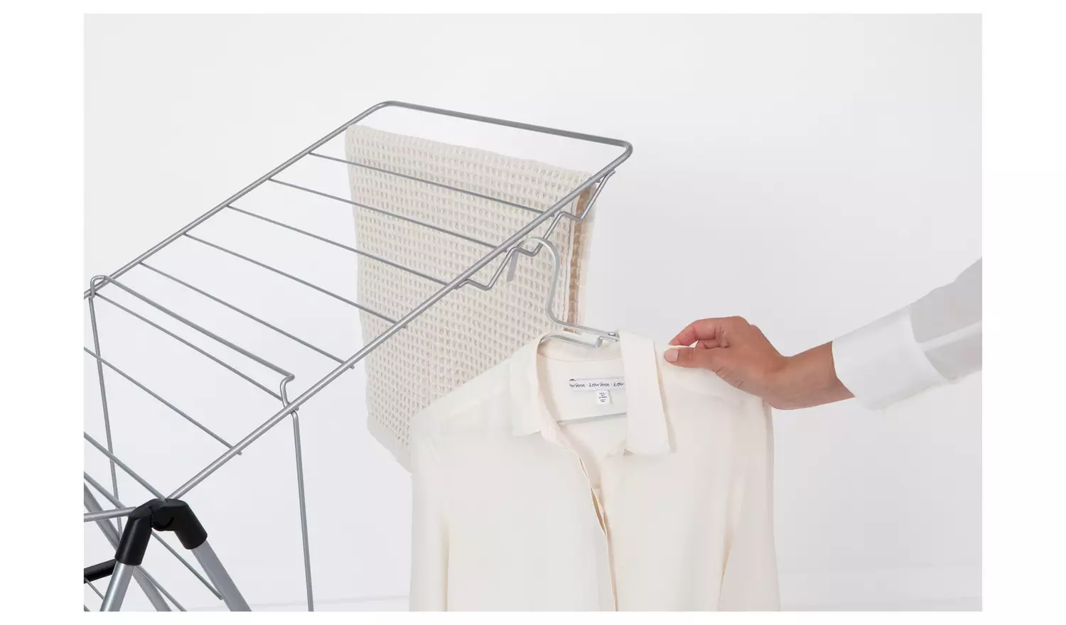 Brabantia 20m Hang On Clothes Airer - Metallic Grey