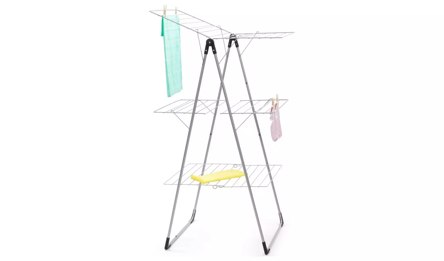 Brabantia 23m Indoor Clothes Airer - Metallic