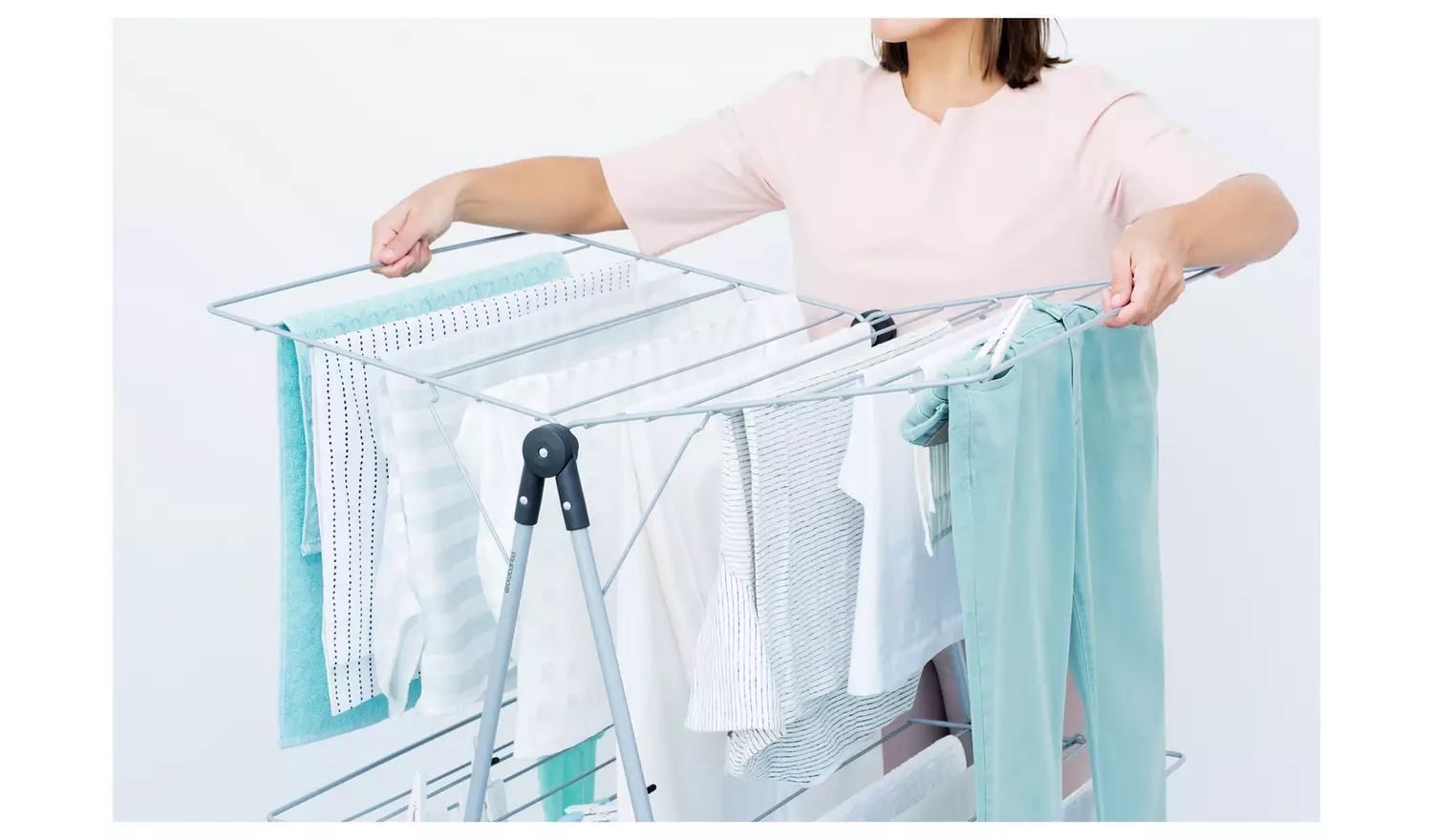 Brabantia 23m Indoor Clothes Airer - Metallic