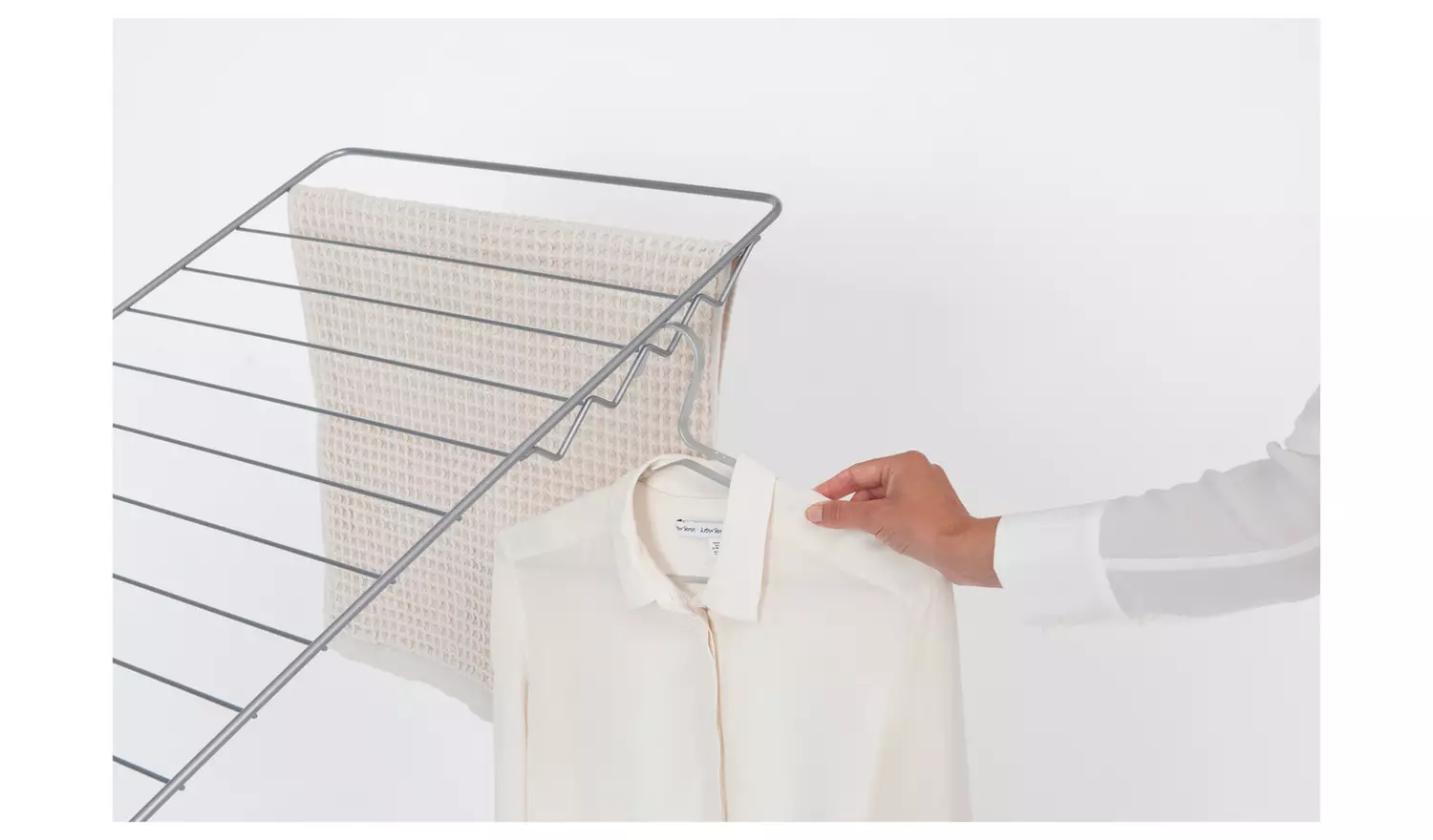 Brabantia 25m Hang On Clothes Airer - Metallic Grey