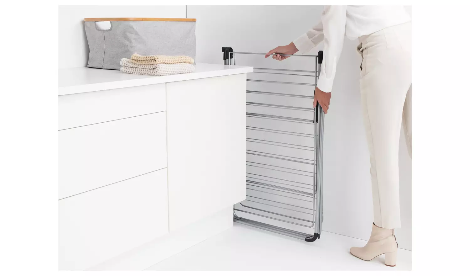 Brabantia 25m Hang On Clothes Airer with Rod