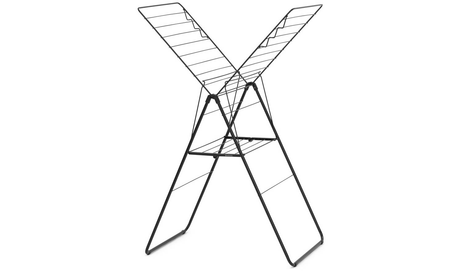 Brabantia 20m Hang On Clothes Airer - Black