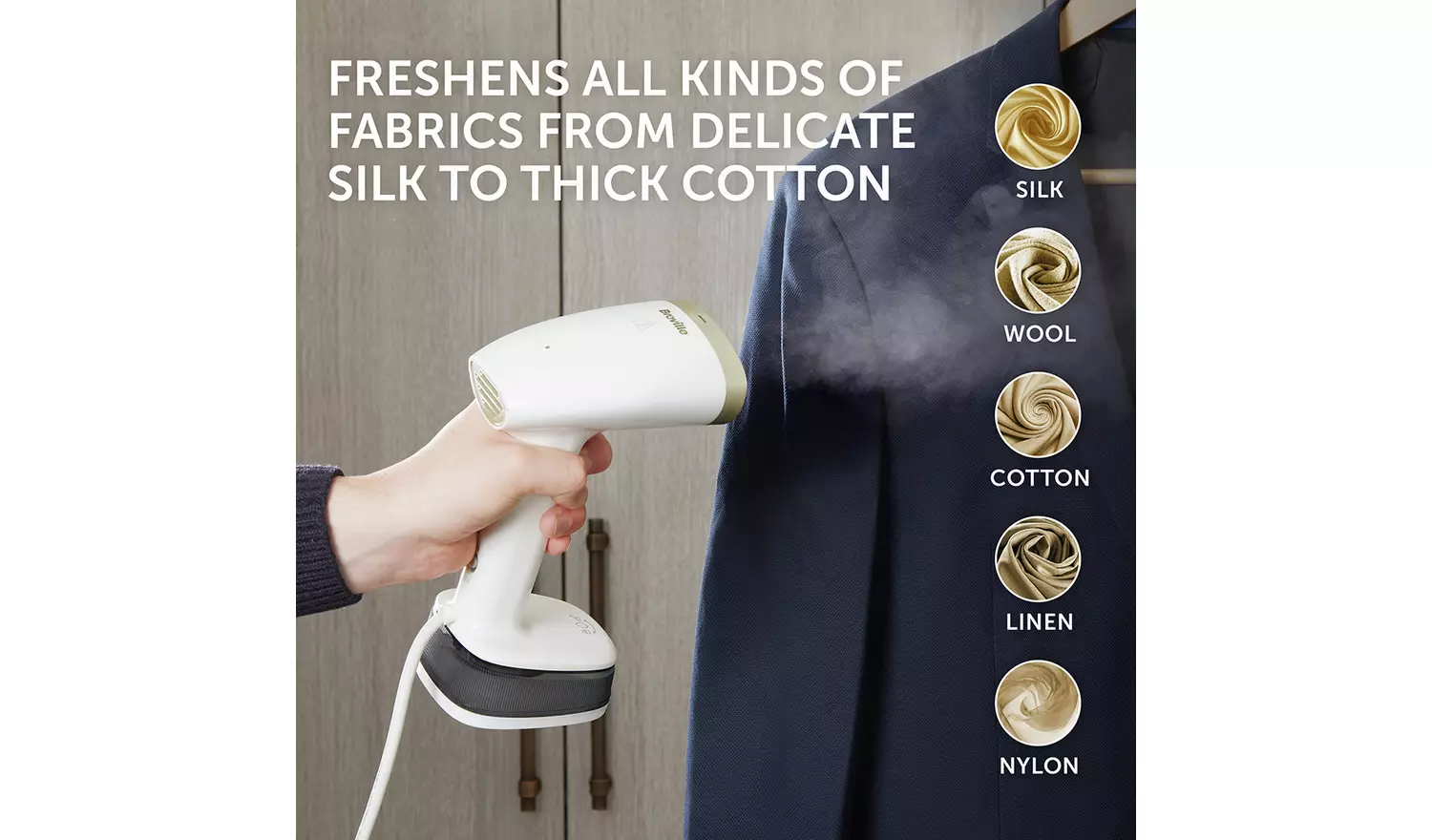 Breville VIN430 CompactSteam Handheld Garment Steamer