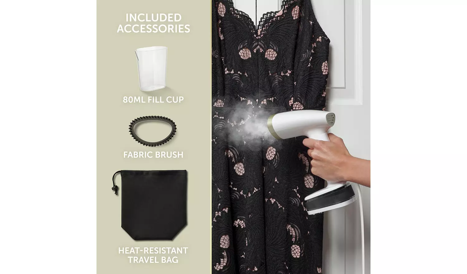 Breville VIN430 CompactSteam Handheld Garment Steamer