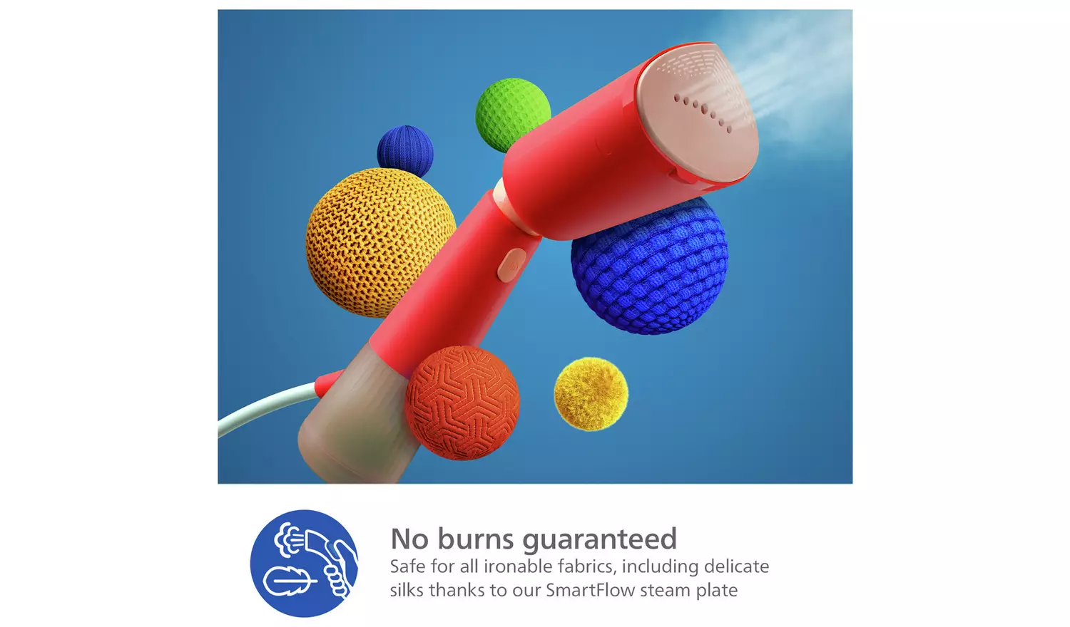 Philips 5000 Series Garment Steamer - Coral