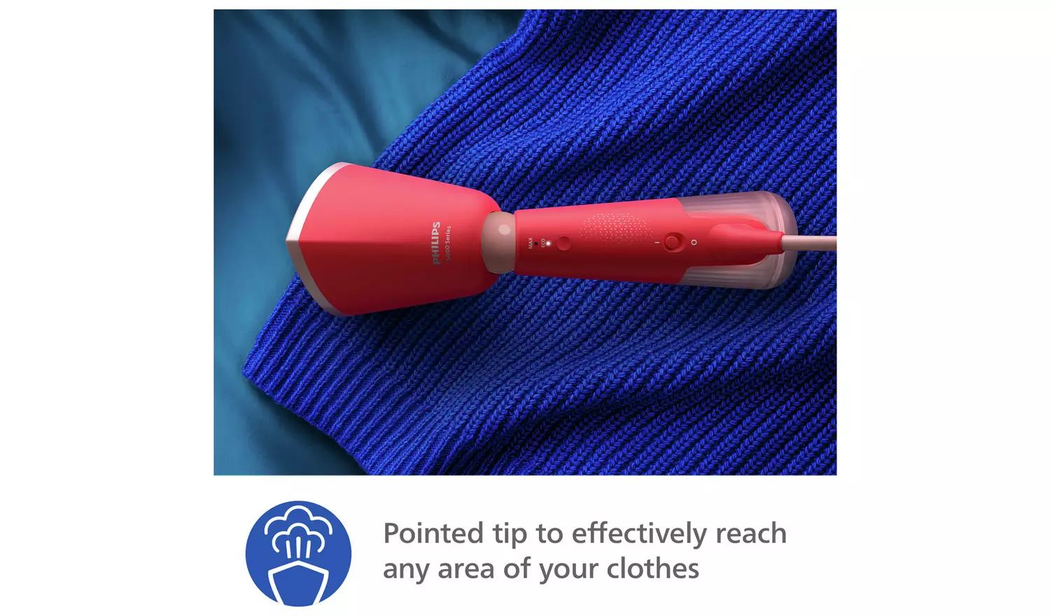 Philips 5000 Series Garment Steamer - Coral