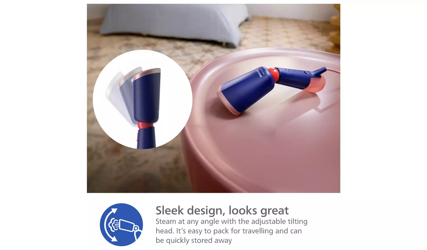 Philips 5000 Series Garment Steamer - Blue