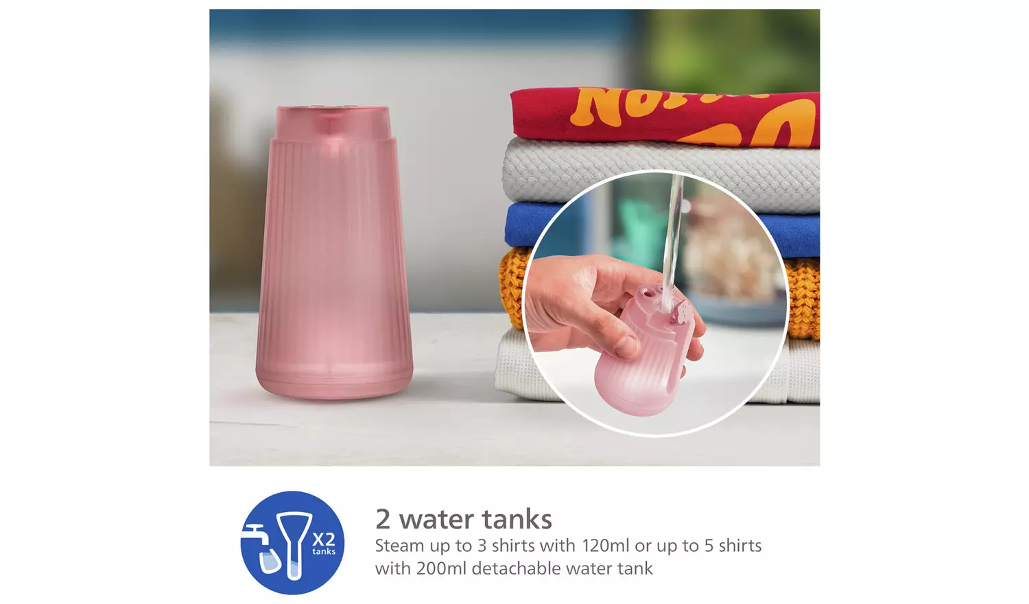 Philips 5000 Series Garment Steamer - Blue