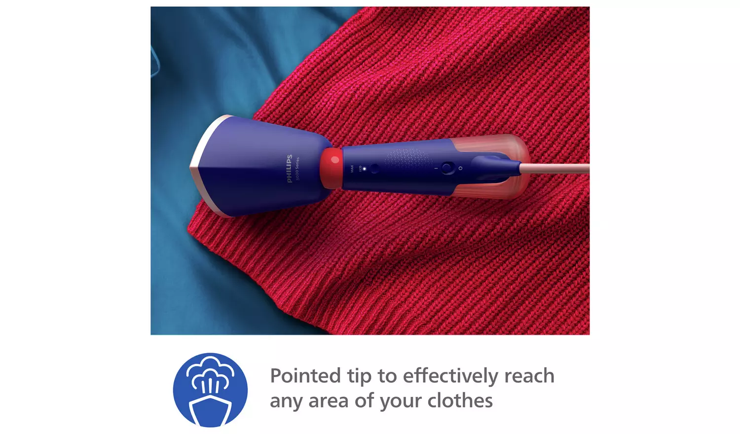 Philips 5000 Series Garment Steamer - Blue