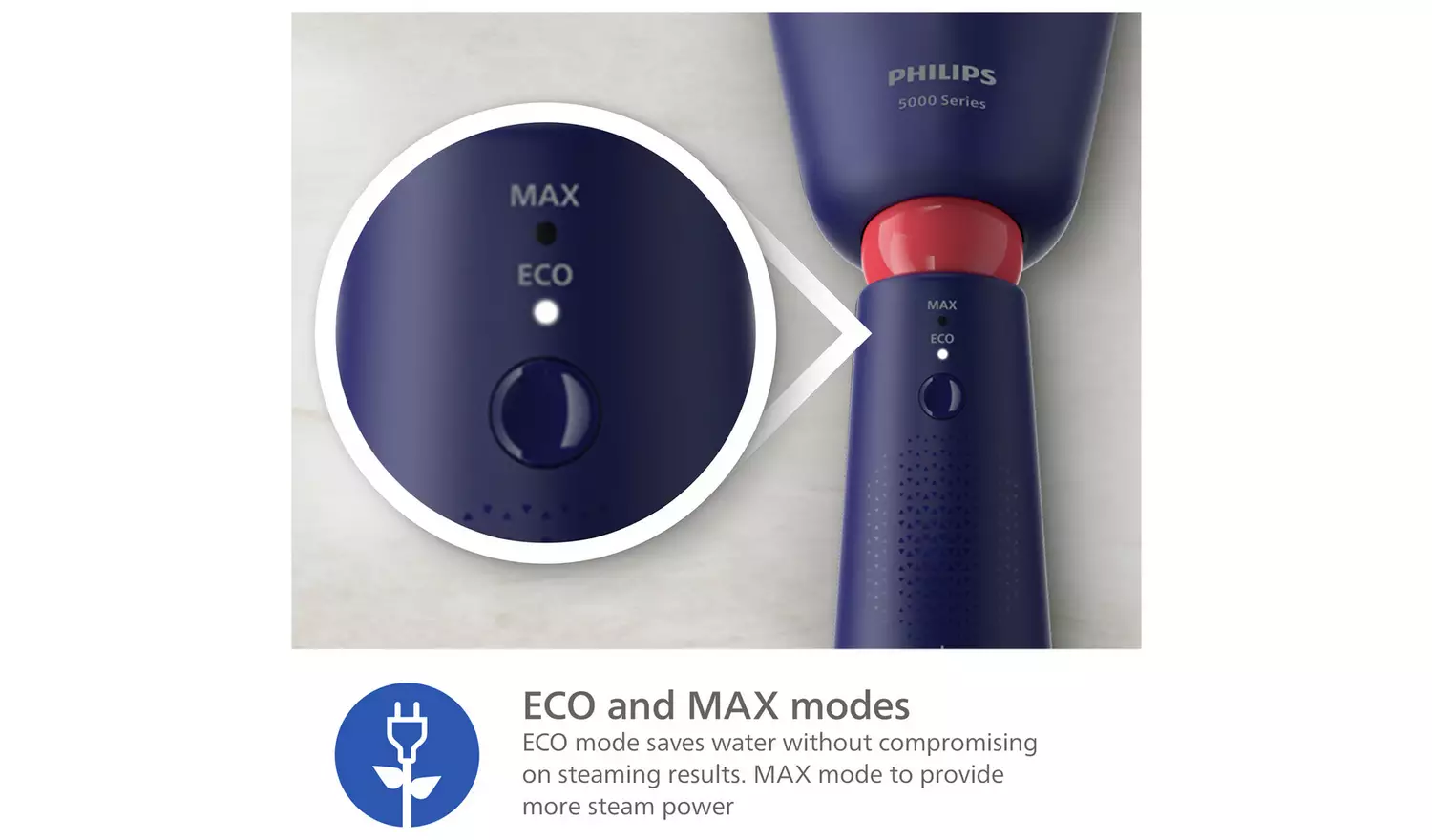 Philips 5000 Series Garment Steamer - Blue