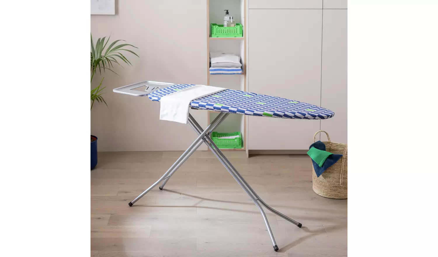 Habitat Extra Wide 120x45cm Ironing Board Cover - Blue