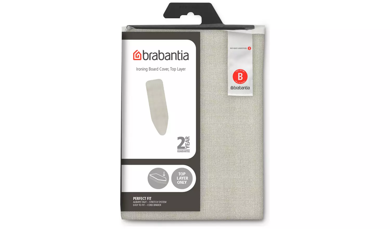 Brabantia Ironing Board Cover B (124x38cm) - Denim Grey