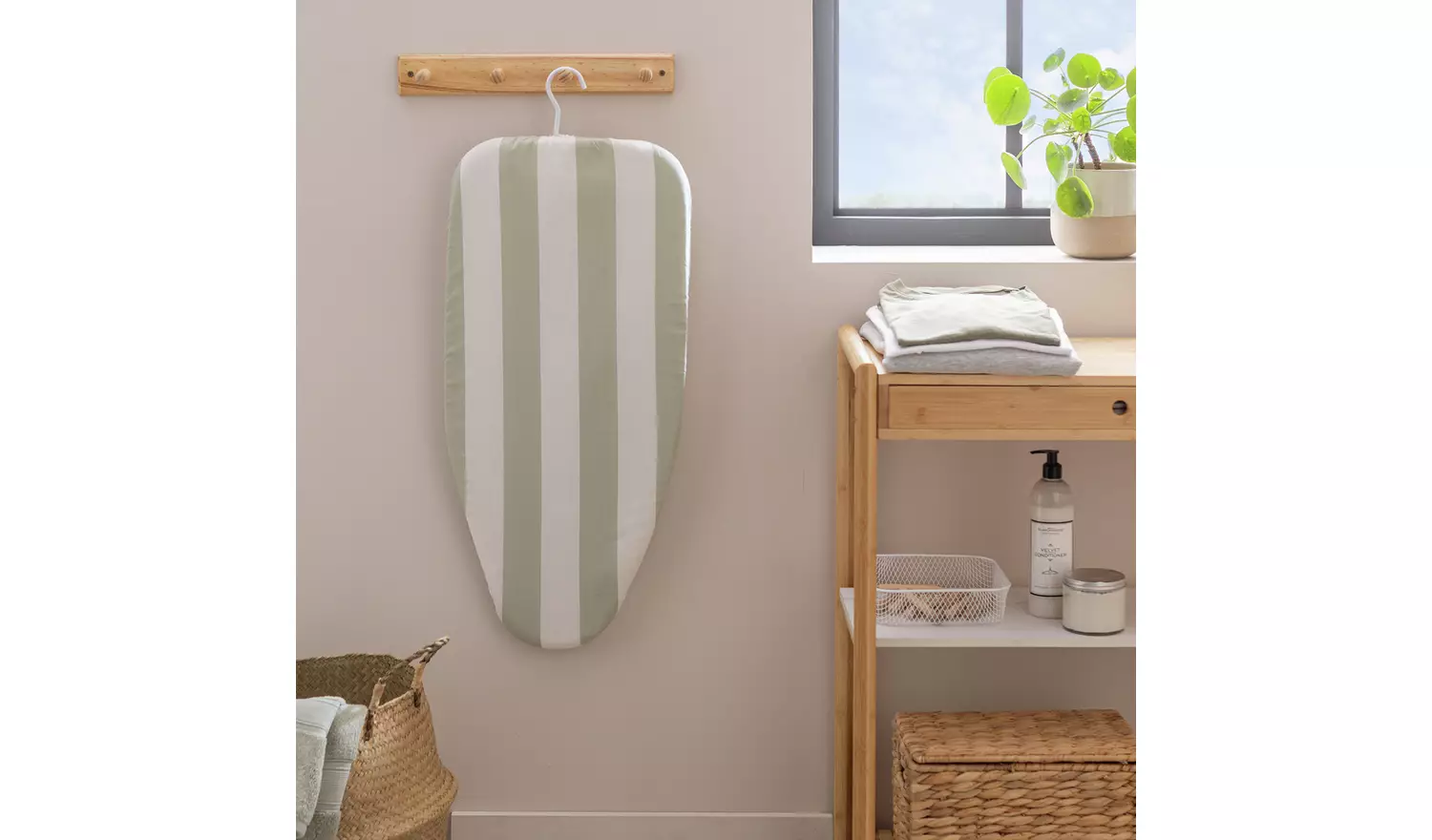 Argos Home Table Top 75 x 34cm Ironing Board -Country Stripe
