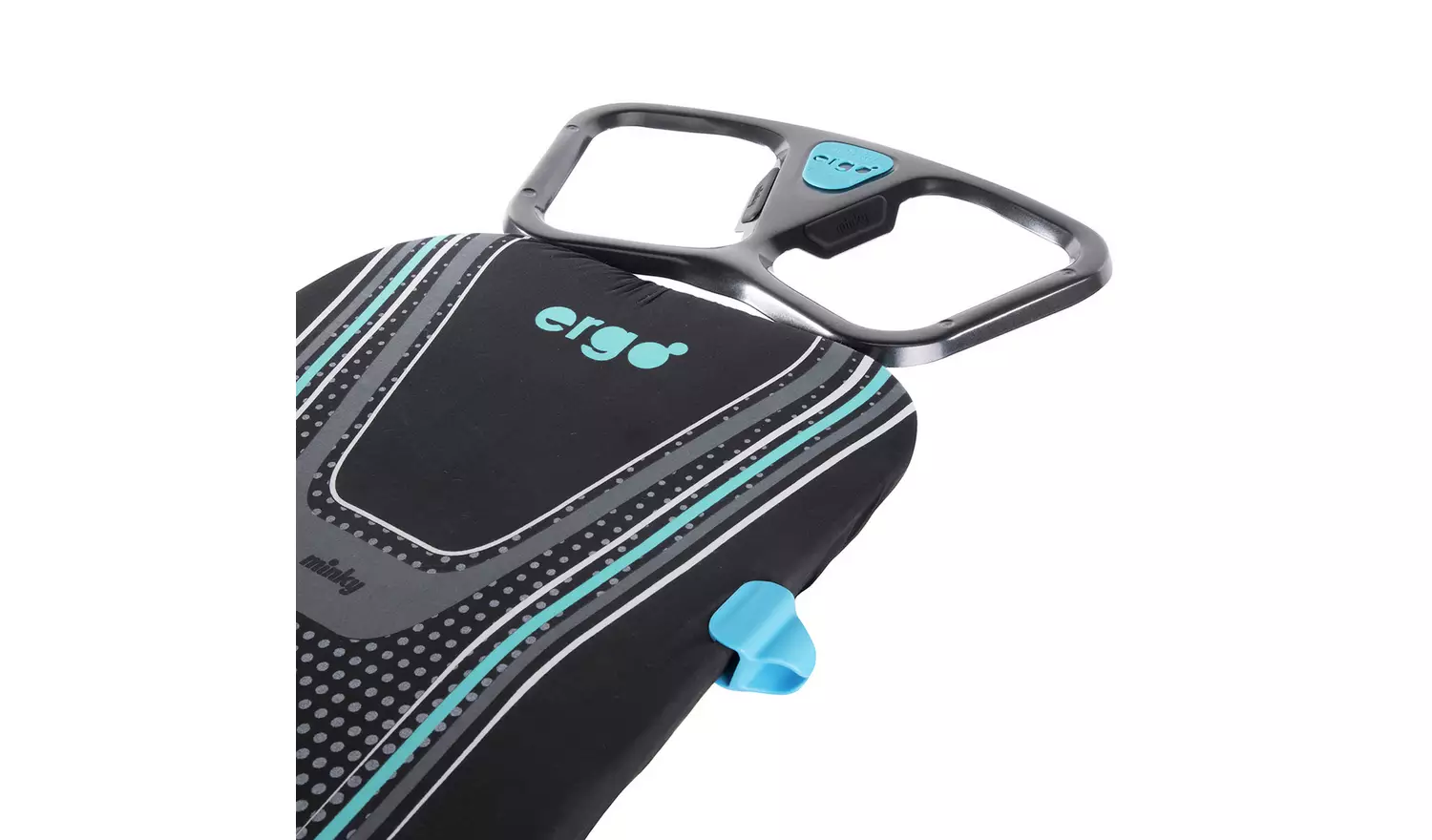 Minky 122 x 38cm Ergo Prozone Ironing Board - Metallic
